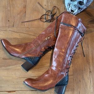 🤎Brown cognac boots🤎